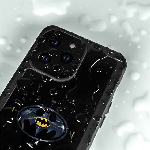 DC Comics The Flash Movie: Batman Multiverse Logos iPhone 15 Pro Waterproof Case